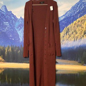 Long Brown Cardigan